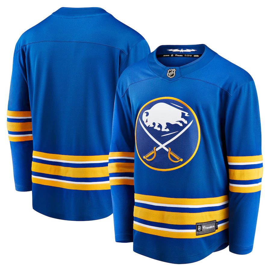 Men Buffalo Sabres Fanatics Branded Royal Home Breakaway NHL Jersey